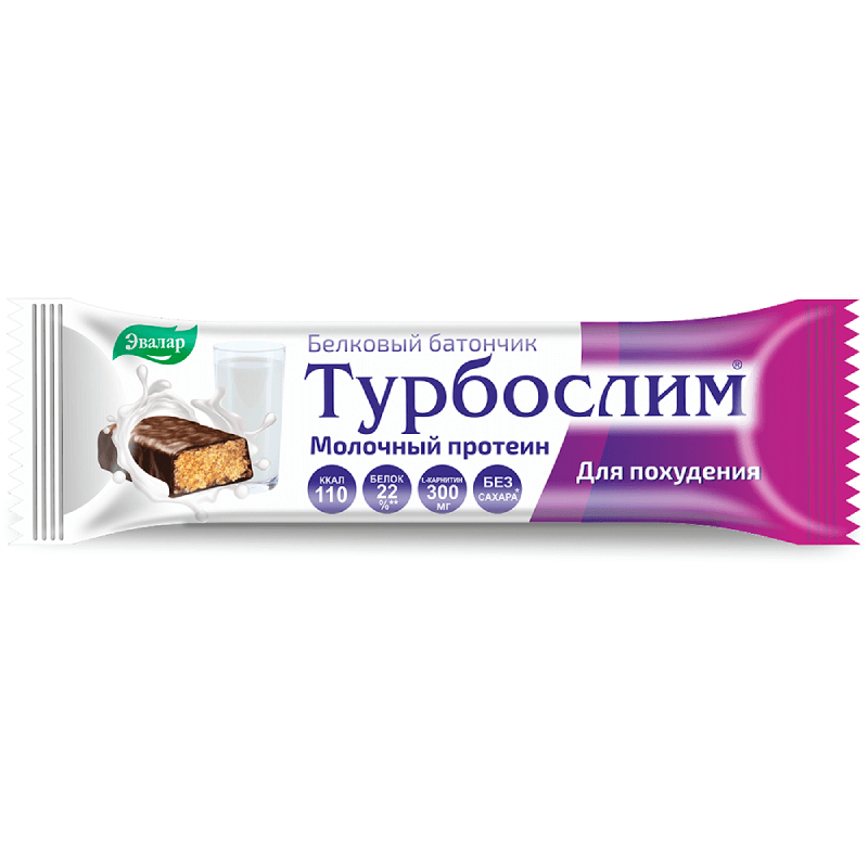 

Турбослим батончик белковый для похудения 50 г