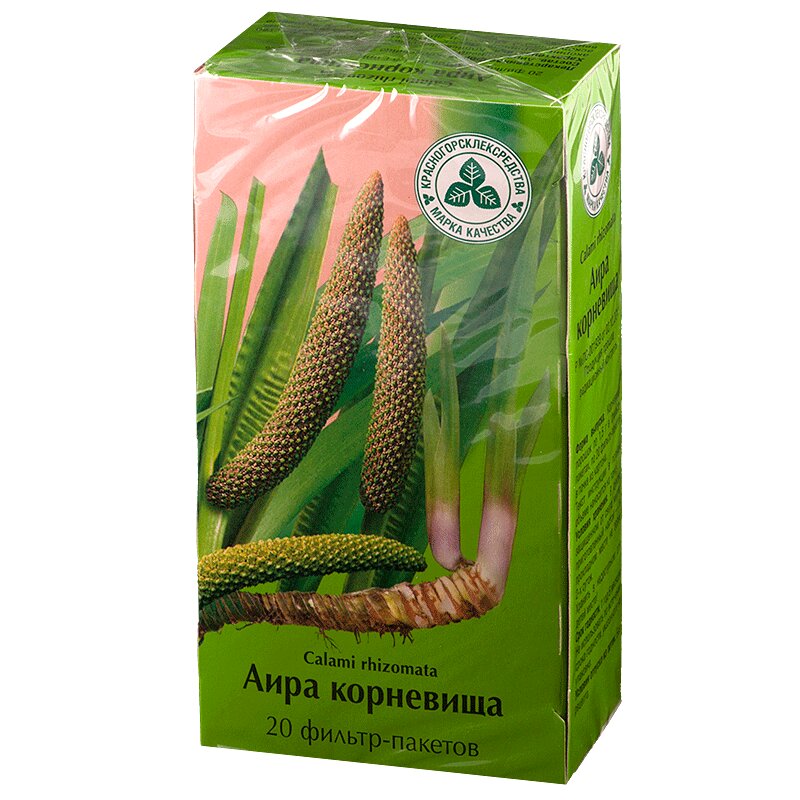 Изображение товара Фитотерапевтический фильтр-пакет Аира корневища 20 шт 1,5 г натуральное средство для пищеварения и 