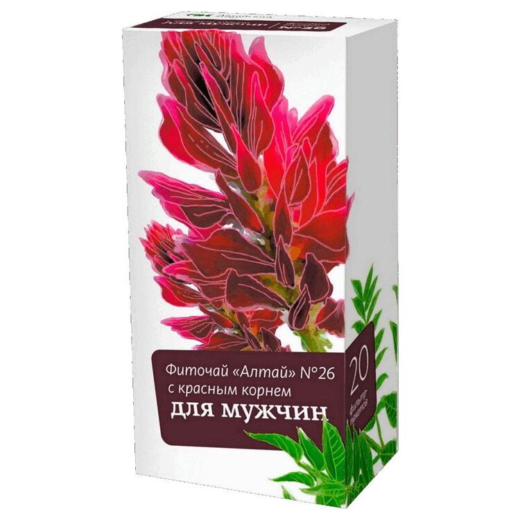 

Фиточай Алтай №26 Для мужчин Красный корень фильтр-пакеты 20 шт