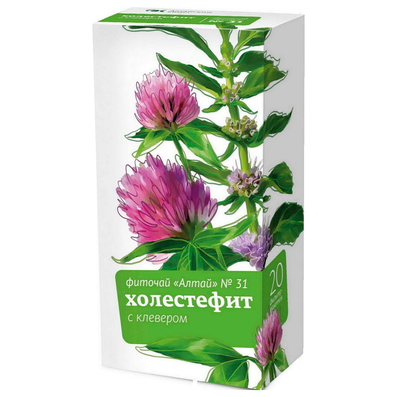 

Фиточай Алтай № 31 Холестефит Клевер фильтр-пакеты 20 шт