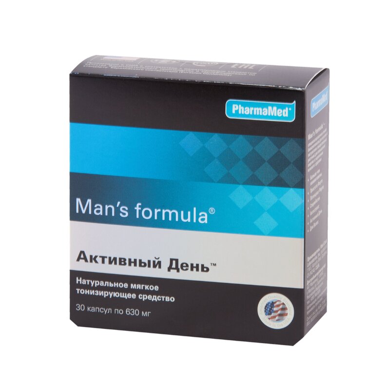 Man's formula Активный день капсулы 30 шт