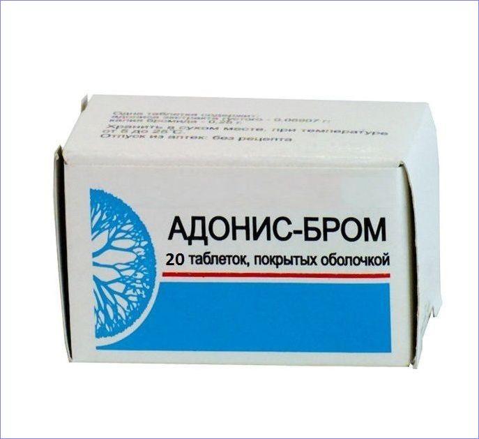 

Адонис-бром таблетки 20 шт блистер