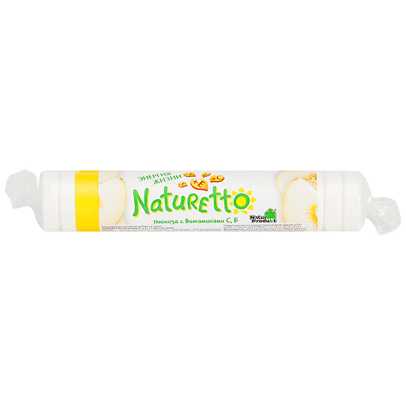 

Naturetto Глюкоза с Витаминами С Е таблетки жевательные Дыня 17 шт