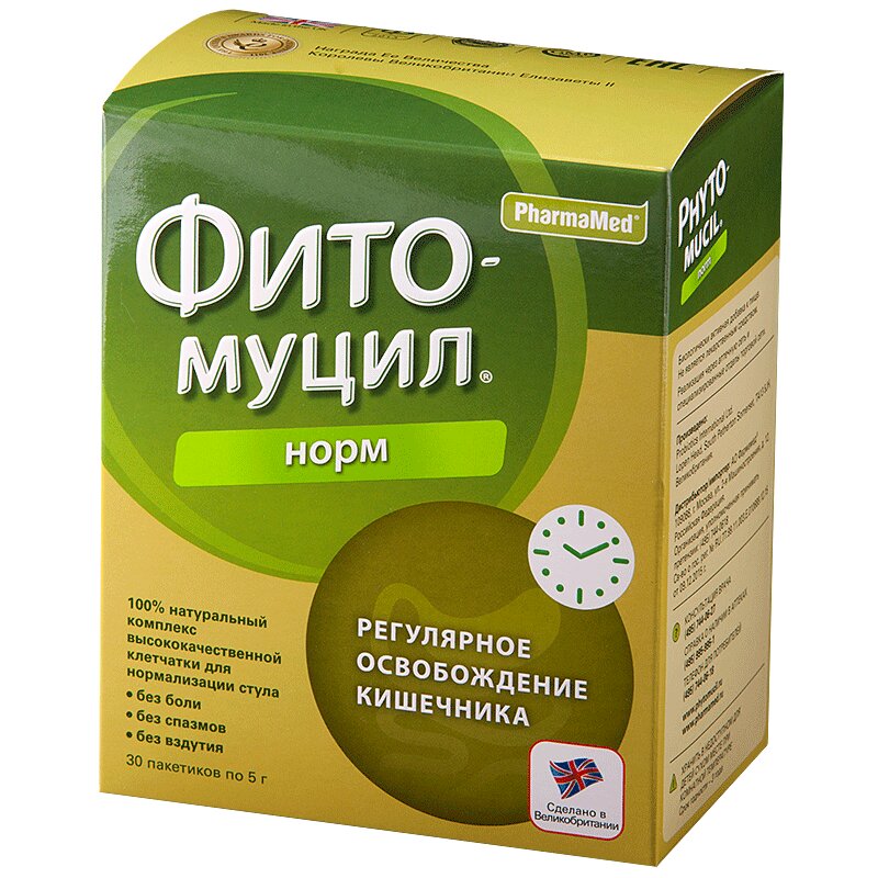 

Фитомуцил Норм порошок 5 г 30 шт