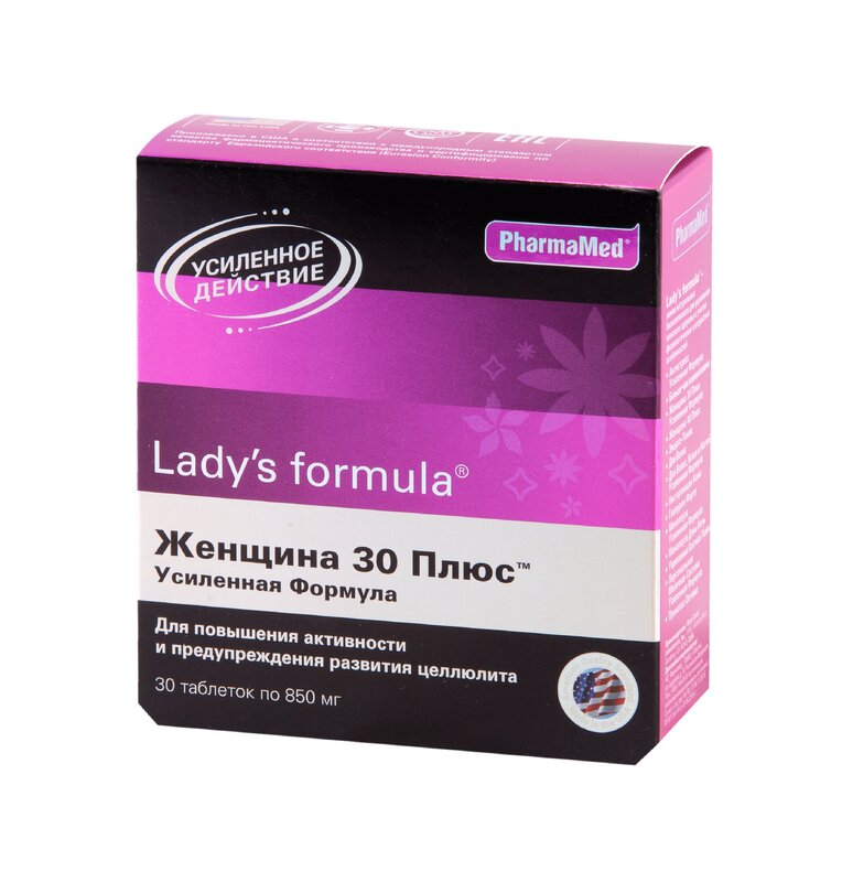 Ледис формула Женщина 30 плюс усиленная формула таблетки 30 шт ледис формула больше чем поливитамины капс 30