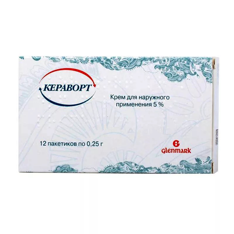 Изображение товара Кераворт 5% крем для наружного применения 12 пакетиков по 0,25 г