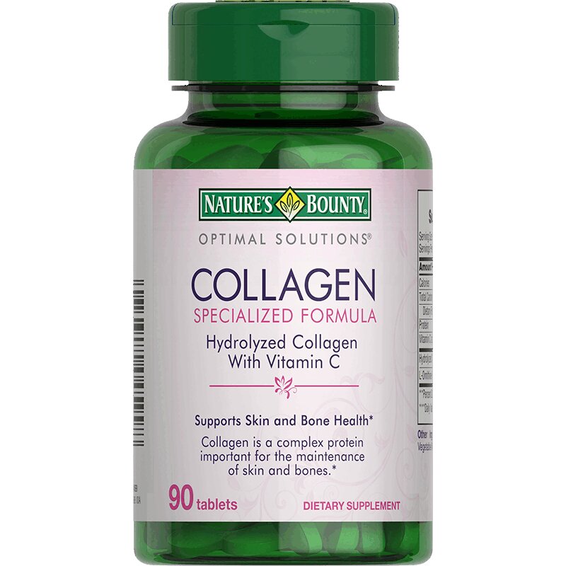 Natures Bounty Коллаген гидролизованный с витамином С таблетки 90 шт развивающие занятия всё что важно знать 2 3 года