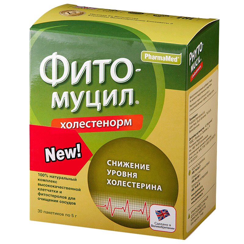 

Фитомуцил Холестенорм порошок 5 г 30 шт