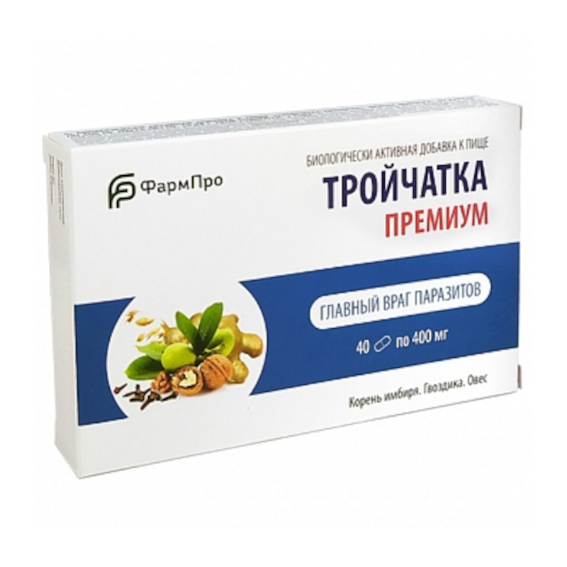 Изображение товара Фарм-Про Тройчатка Премиум капсулы 40 шт для укрепления здоровья