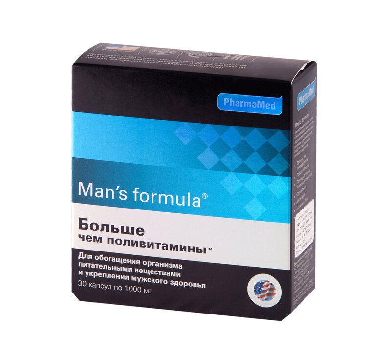 Man's formula Больше чем поливитамины капсулы 30 шт солгар холин инозитол 500мг 500мг капс 100