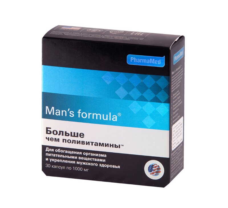 

Man's formula Больше чем поливитамины капсулы 30 шт