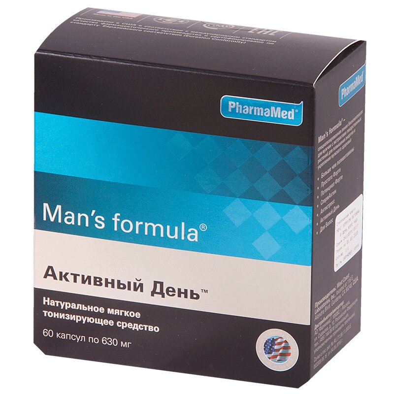 

Man's formula Активный день капсулы 60 шт