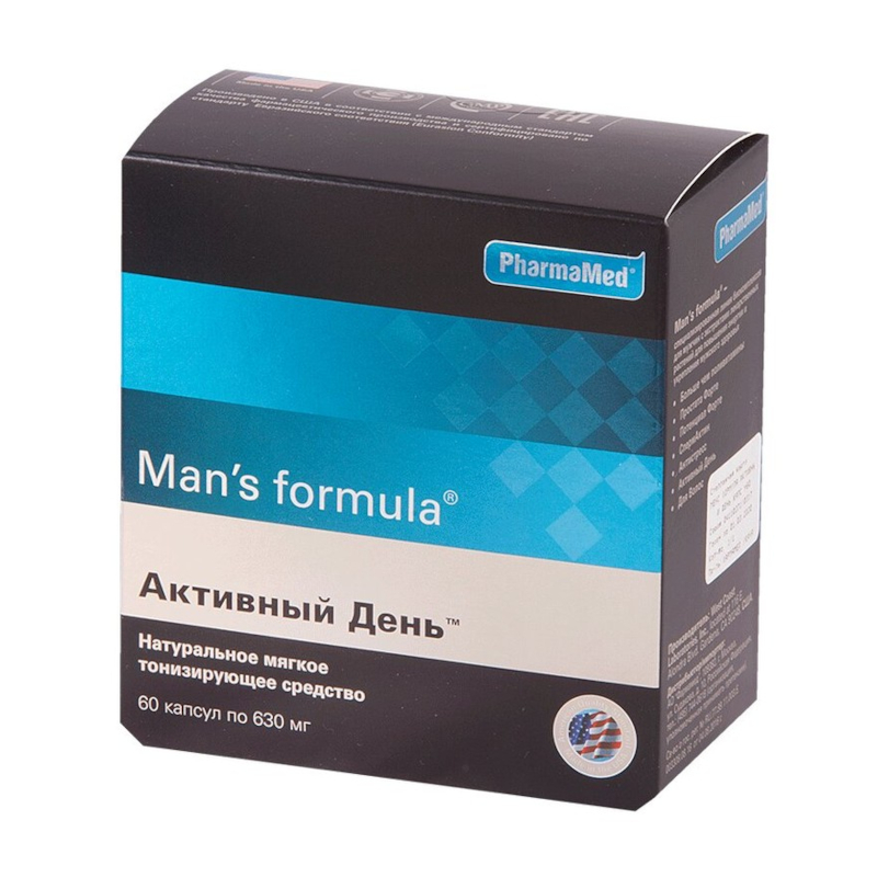 Изображение товара Man's formula Активный день капсулы для мужского здоровья 60 шт