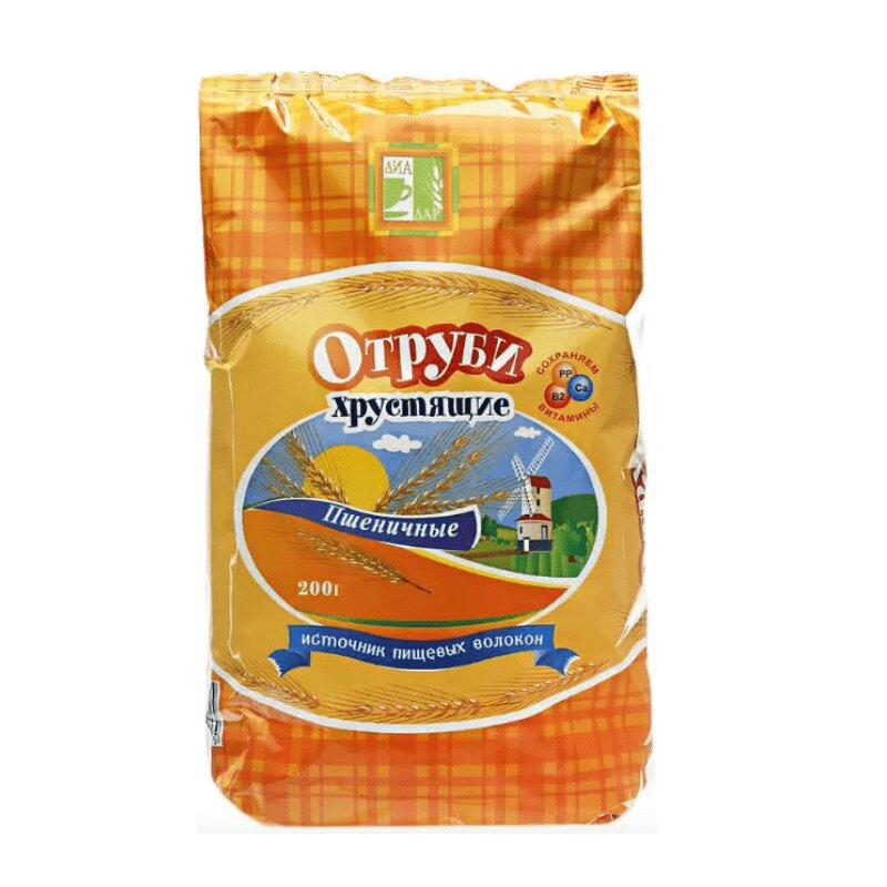 

Отруби пшеничные хрустящие 200 г N1