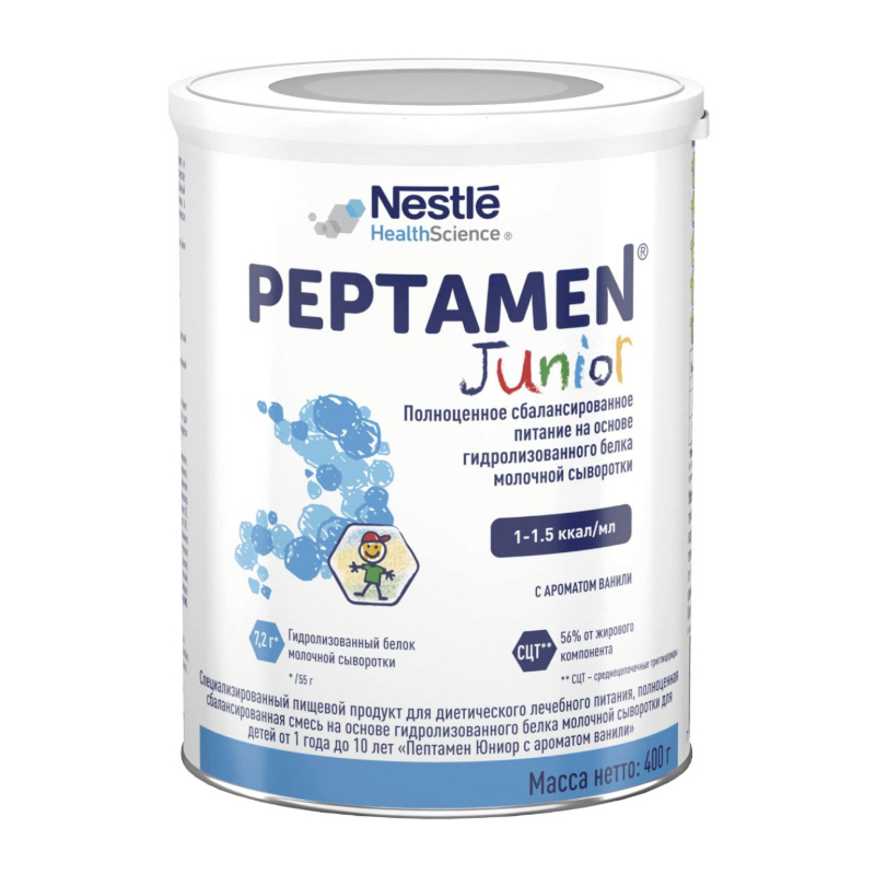 Изображение товара Пептамен Юниор смесь для детей 400 г, для питания при нарушениях ЖКТ
