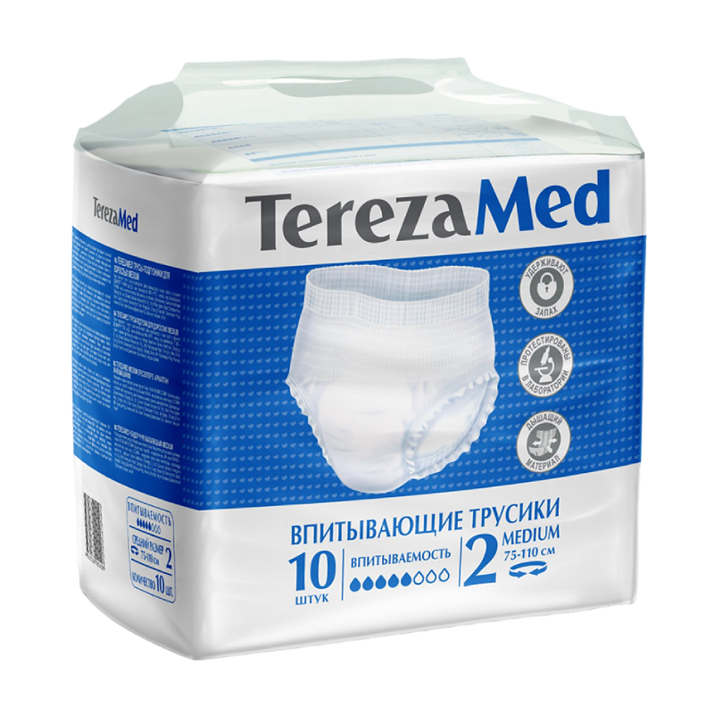 

TerezaMed Pants №2 Подгузники-трусы для взрослых размер M 10 шт