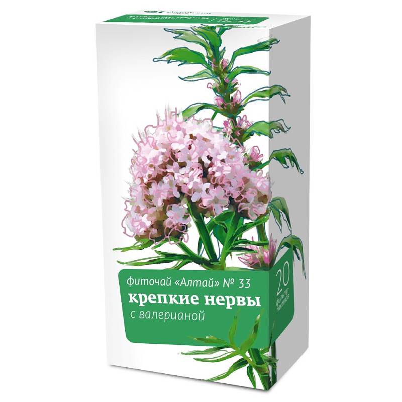Изображение товара Фиточай Алтай № 33 Крепкие нервы 20 фильтр-пакетов для нервной системы