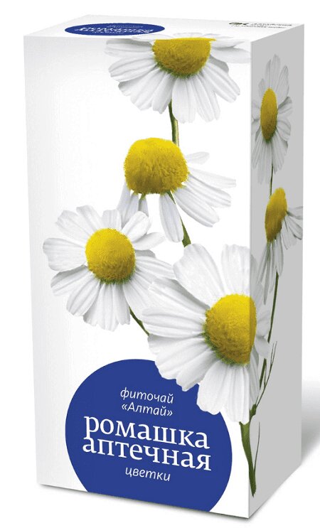 Изображение товара Фиточай Алтай Ромашка аптечная 20 фильтр-пакетов натуральный травяной чай