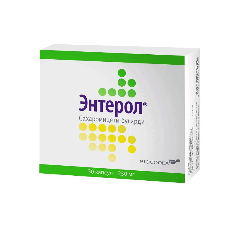Изображение товара Энтерол капсулы 30 шт - пробиотик для лечения диареи и ЖКТ