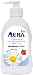 

Аура мыло жидкое антибактериальное Деликатное Ромашка 300мл