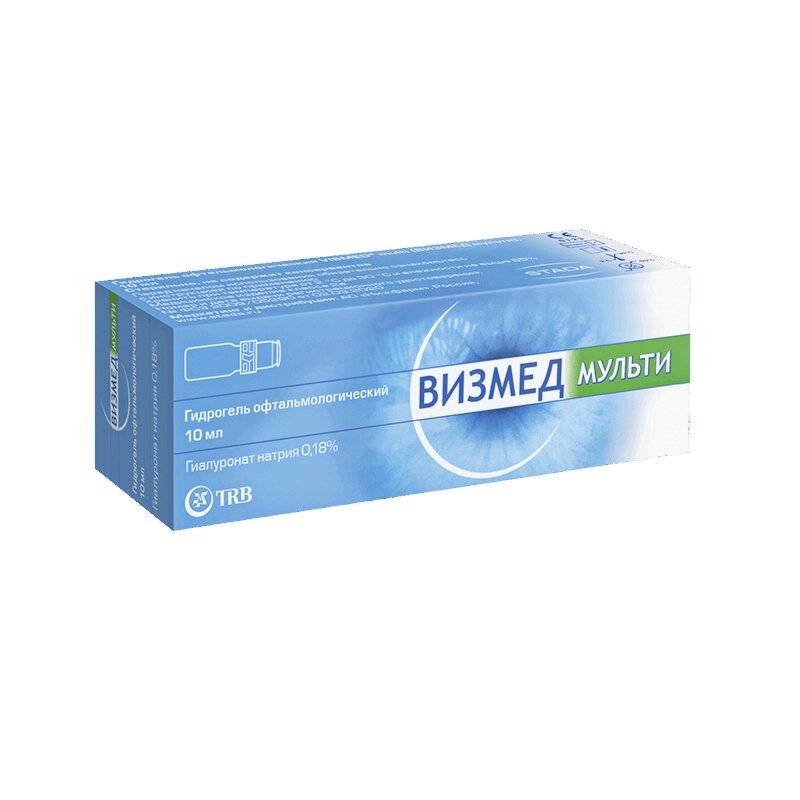 

Визмед Мульти 0,18% гидрогель глазной 10 мл