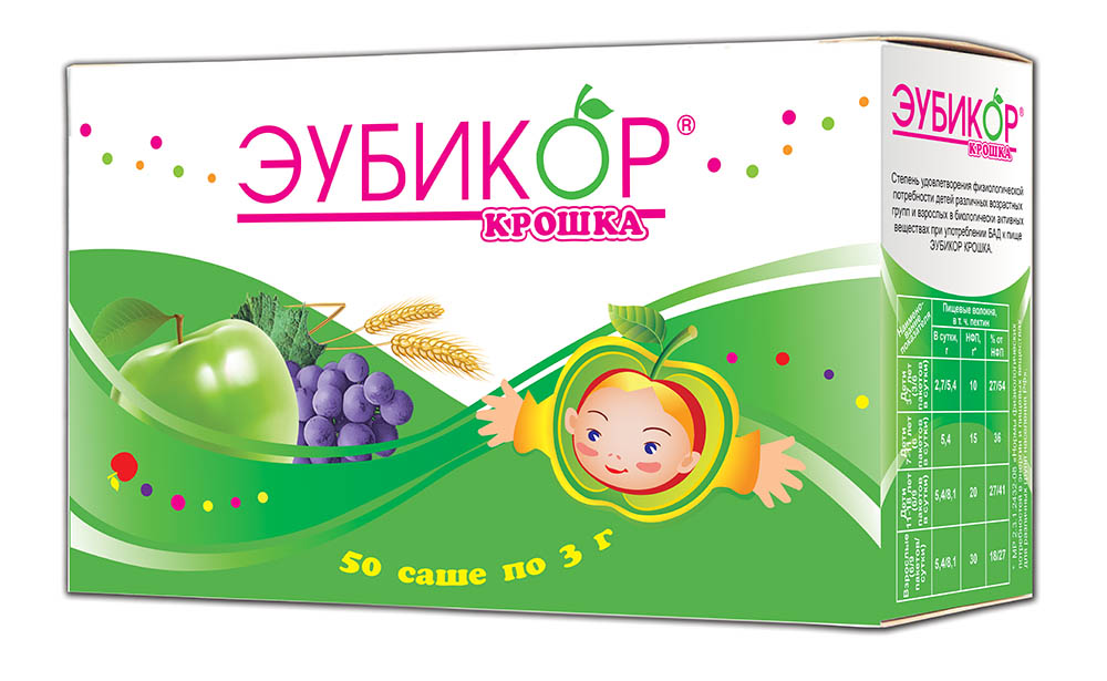 

Эубикор Крошка порошок для приема внутрь 3 г 50 шт