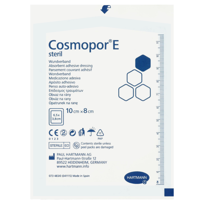 

Cosmopor E Повязка пластырного типа стерильная 10 см х 8 см 1 шт