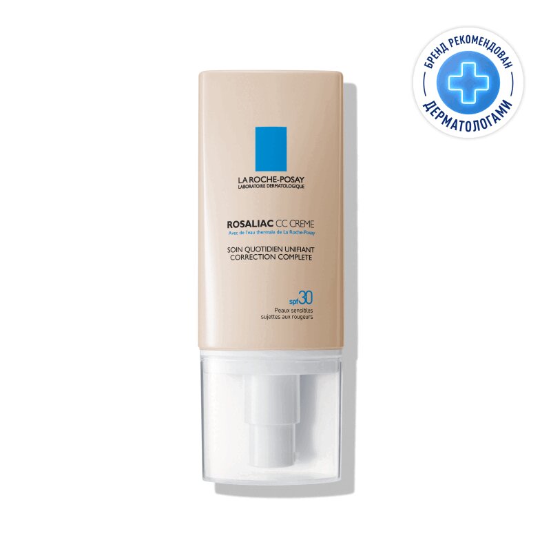 La Roche-Posay Розалиак СС Крем корректирующий дневной SPF30 50 мл защитный крем spf30 zinclear spf30