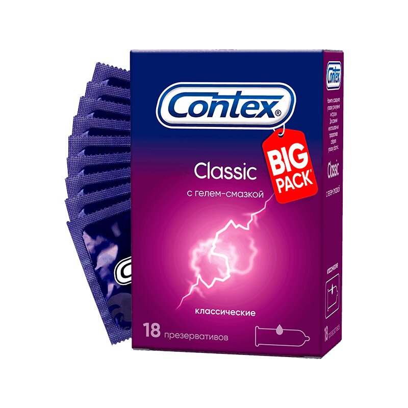 Contex Классик Презервативы 18 шт презервативы контекс классик 12