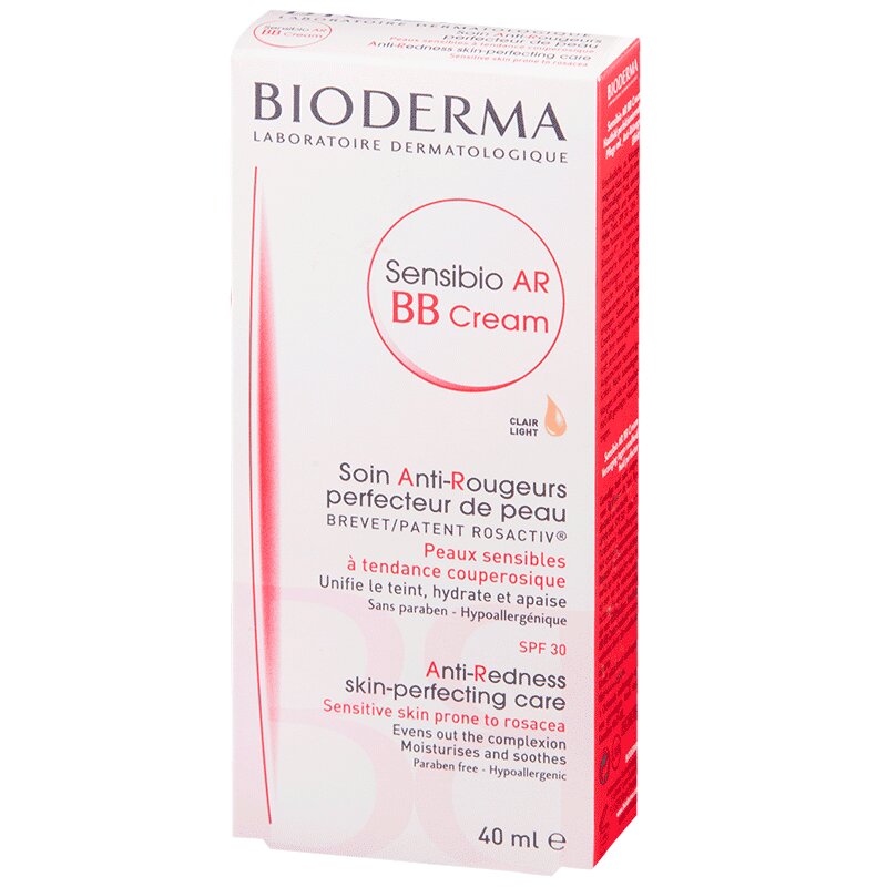 Bioderma Сенсибио AR крем ВВ 40 мл holika holika бб крем для лица petit bb moisturizing spf30 pa