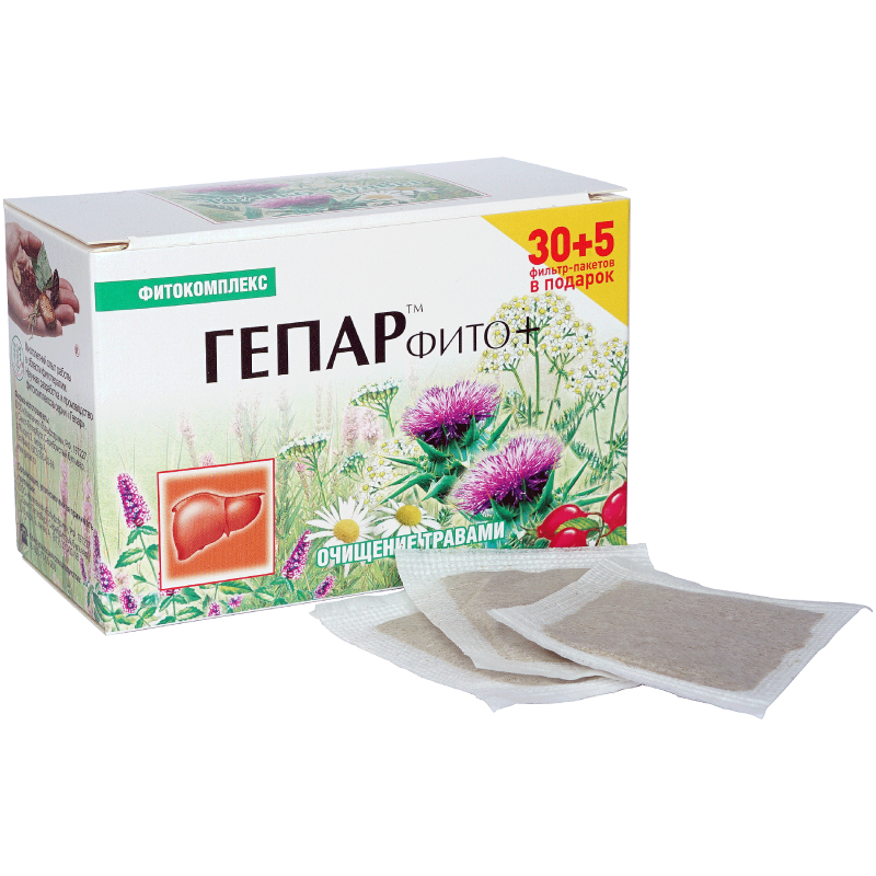 

Гепар Фито+ фитокомплекс ф/п 1г №30+5