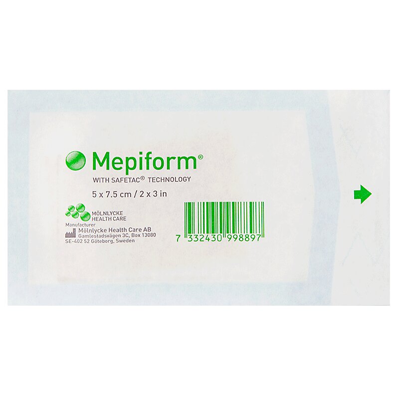 

Повязка Мепиформ 5cм х 7,5 см 1 шт