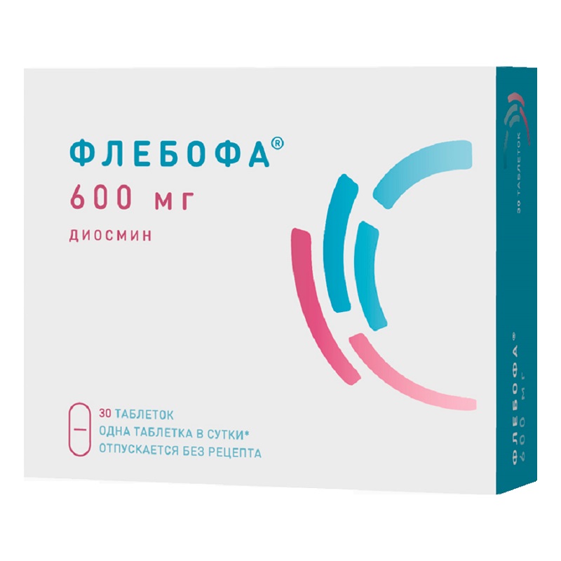 

Флебофа 600 мг таблетки 30 шт