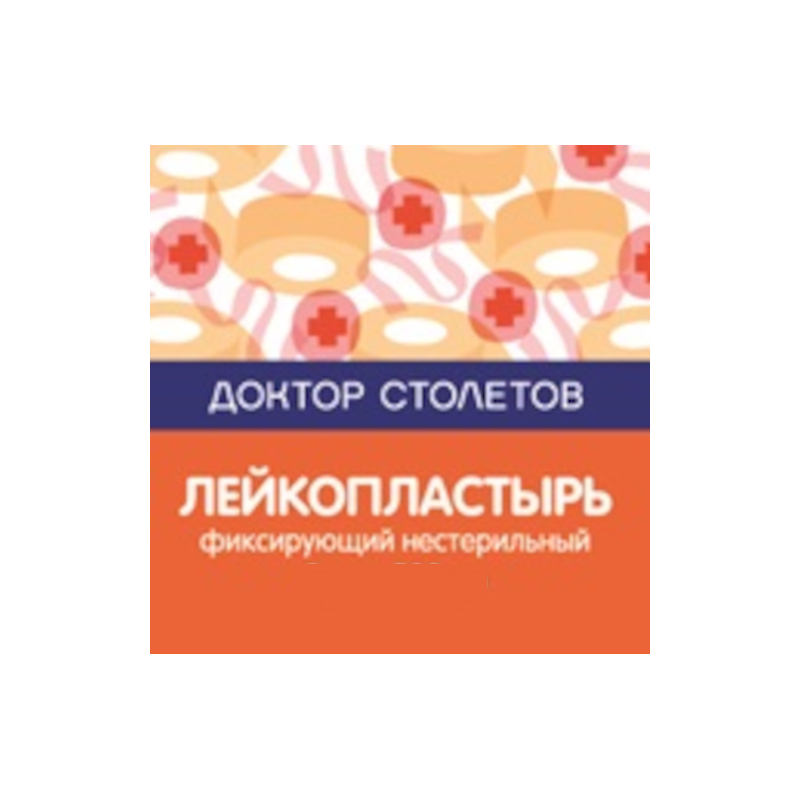 

Доктор Столетов Лейкопластырь фиксирующий на тканевой основе 5 см х 500 см 1 шт