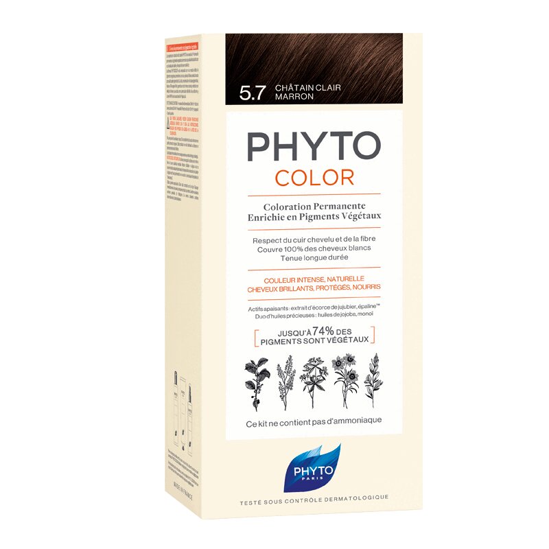 Phytosolba Фитоколор Краска для волос 4 М/5.7 Светлый каштан proraso лосьон после бритья освежающий с маслом эвкалипта и ментолом 100