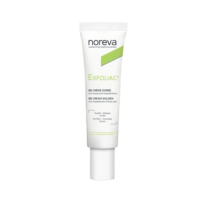 Изображение товара Noreva Exfoliac ВВ Крем тональный для проблемной кожи Золотистый тон 30 мл