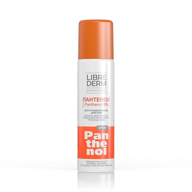 Librederm Пантенол спрей восстанавливающий 58 г beauty formulas средство для ухода за проблемной кожей