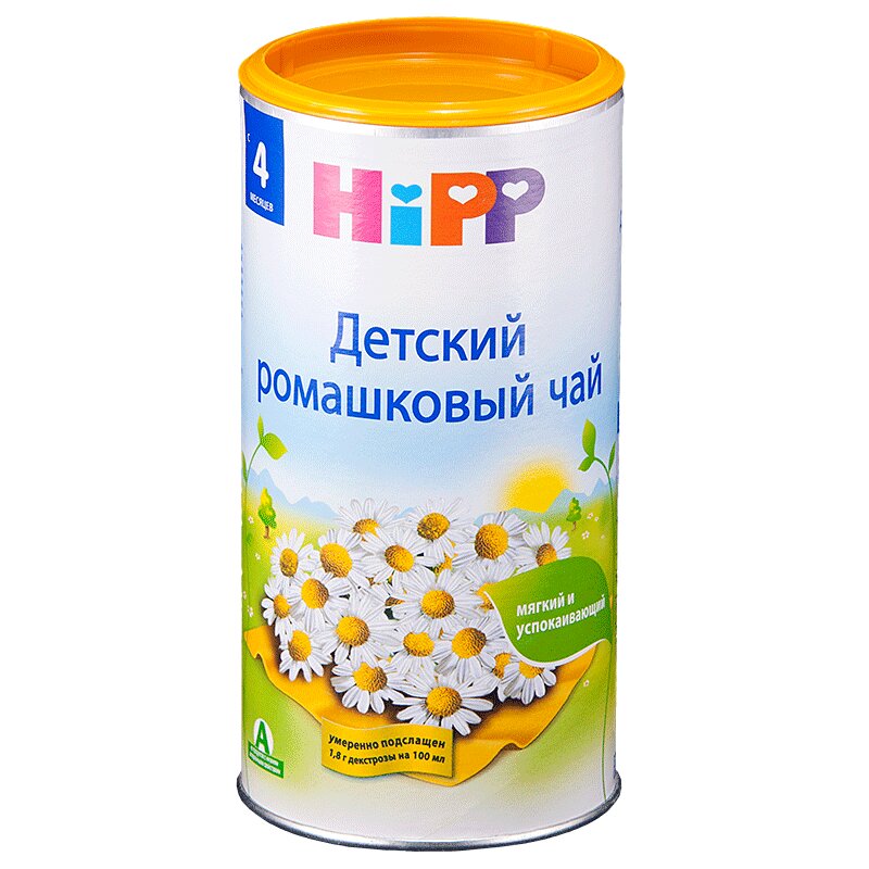 

Чай "Hipp" ромашковый с 4 месяцев 200 г N1