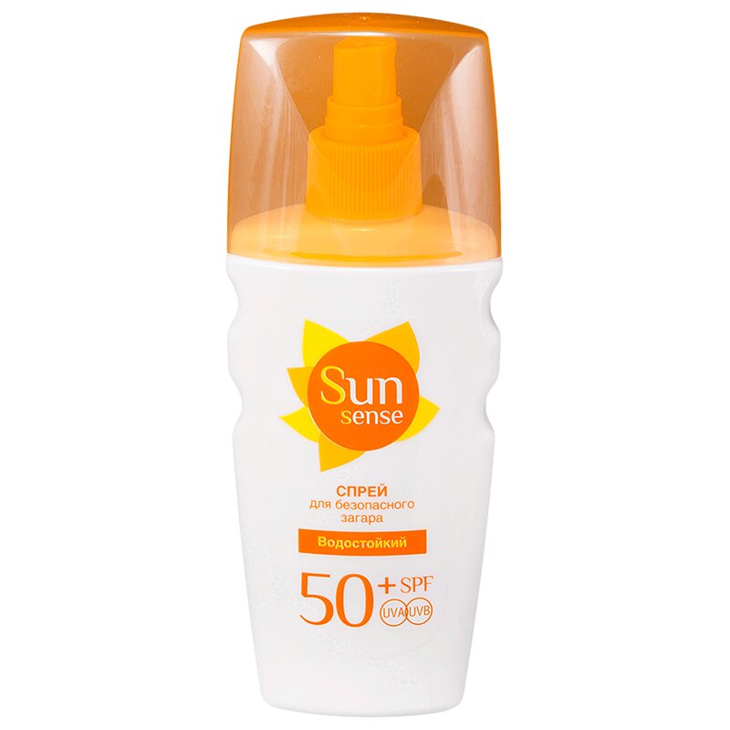 Sun Sensе Спрей для безопасного загара SPF50+ водостойкий 160 мл krassa tropic sun молочко для безопасного загара spf 20 100