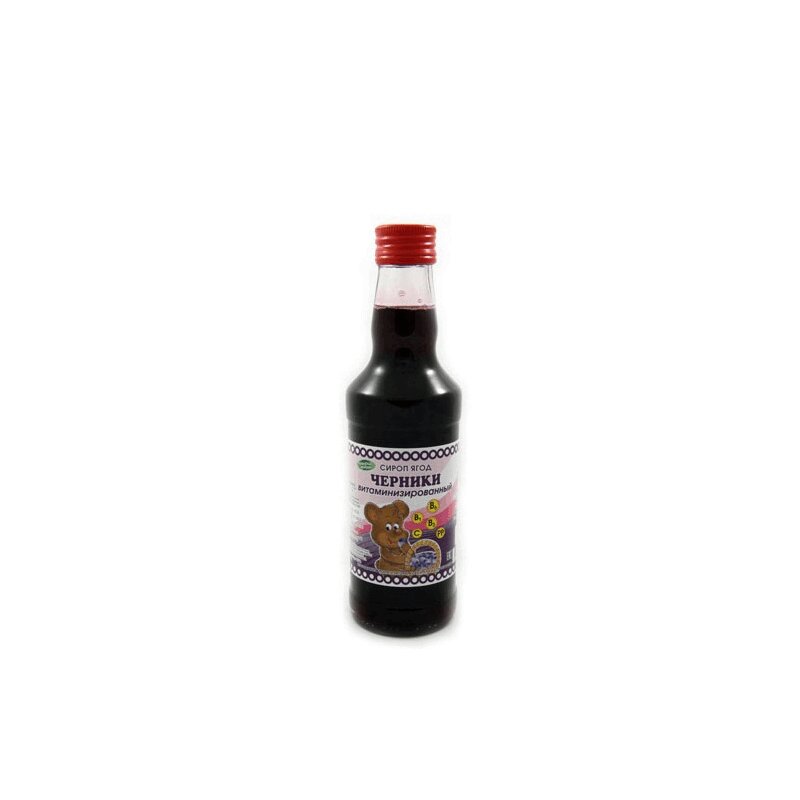 Сироп ягод черники витаминизированный 330 мл орвис бронхо тимьян сироп 100 мл