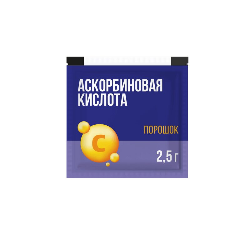 PL Аскорбинка порошок пакетик 2,5 г 1 шт аскорбинка мед липа лимон порошок пакет 3г 10 бад