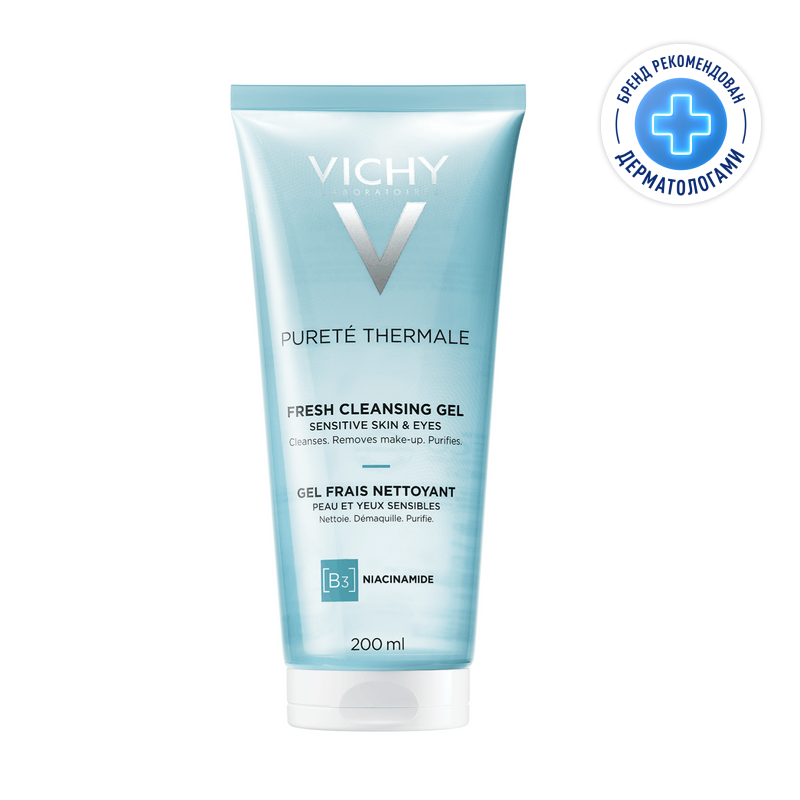 

Vichy Purete Thermale Гель очищающий и освежающий для лица 200 мл