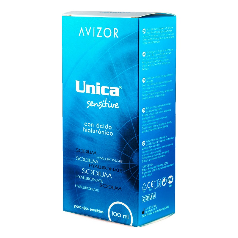 Изображение товара Средство для ухода за контактными линзами Авизор Unica Sensitive 100 мл