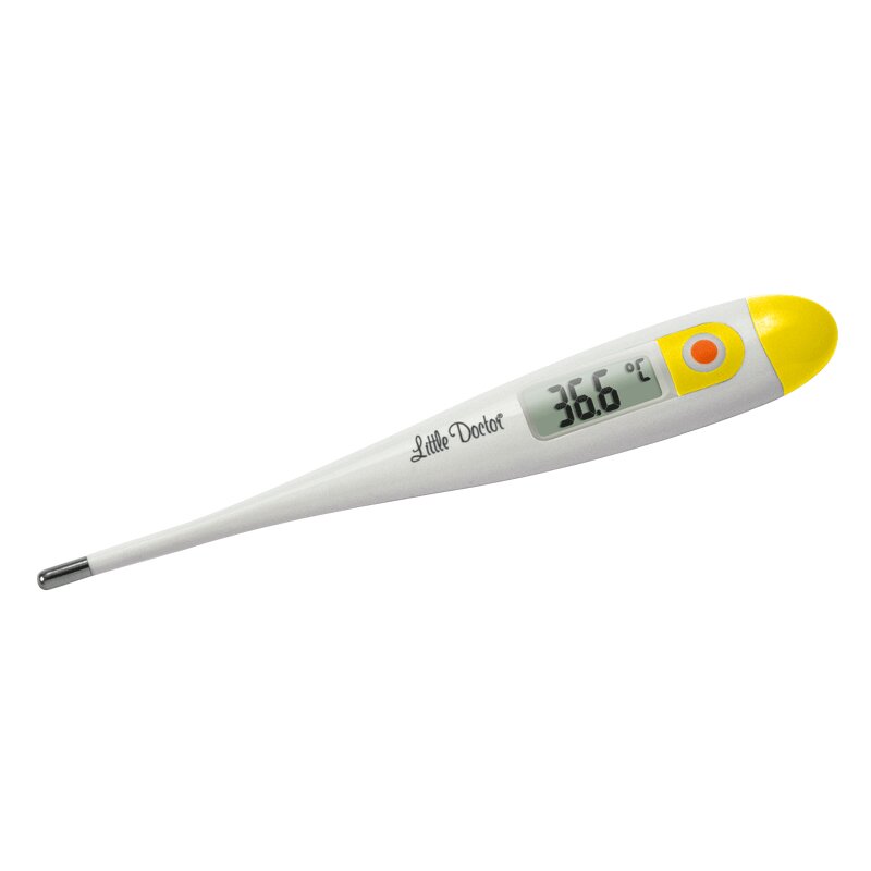 Little Doctor Термометр медицинский цифровой электронный LD-301 водозащищенный b well techno медицинский электронный термометр wf 4000 инфракрасный бесконтактный 1 шт