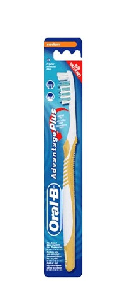 Зубная щетка Oral-B 40 Эдвантеж Плюс медиум 1 шт зубная щетка oral b чистота свежесть сила средней жесткости