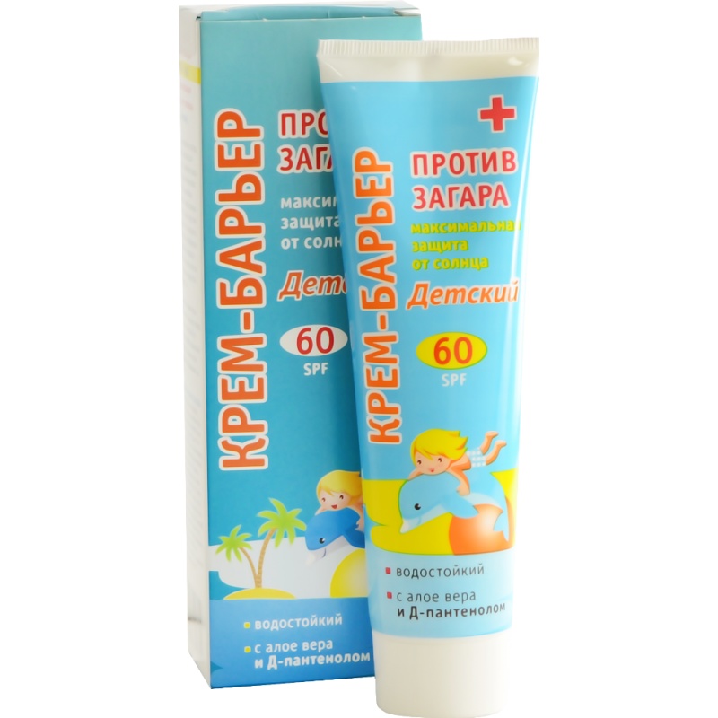 

Крем-барьер против загара для детей SPF 60 100 мл