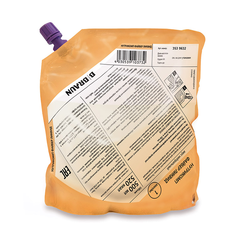 Изображение товара Нутрикомп Файбер Ликвид смесь нейтральный 500 мл для пищеварения