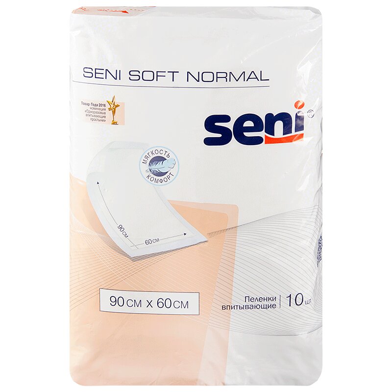 

Пеленка Seni Софт Нормал 60 x 90 см 10 шт