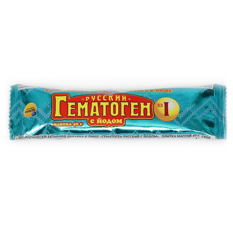 

Гематоген Русский с йодом 40 г