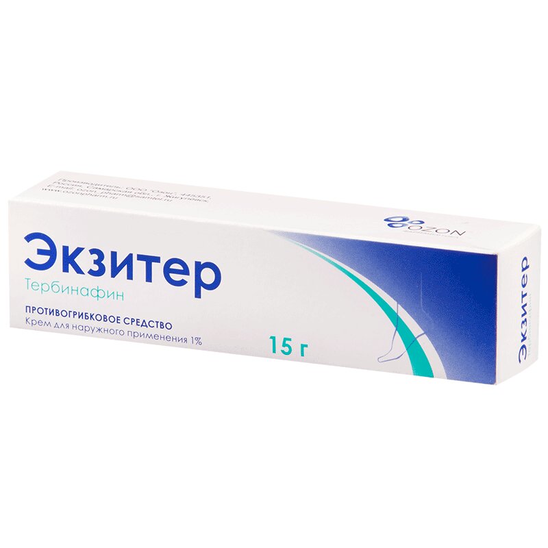 

Экзитер 1% крем для наружного применения 15 г